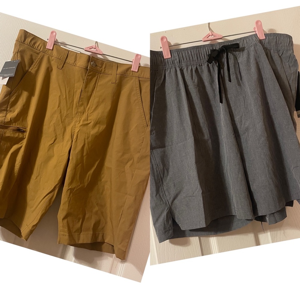 Set of (2) Men’s Shorts NEW NWT XL 36 Eddie Bauer